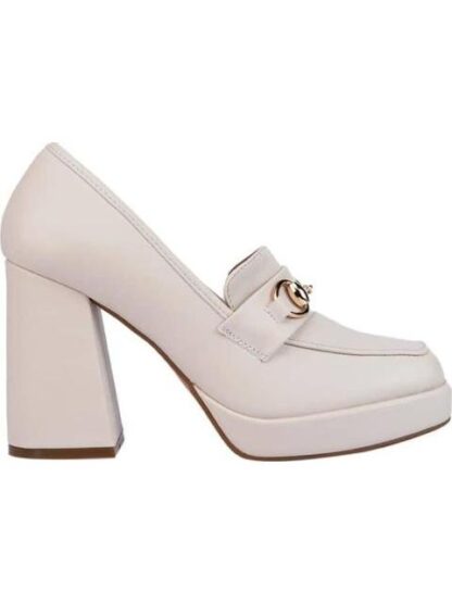 MOCASIN CON HERRAJE BEIGE/HUESO VI LINE FASHION