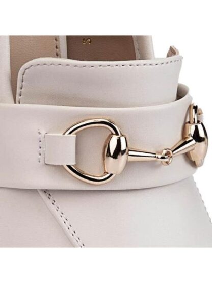 MOCASIN CON HERRAJE BEIGE/HUESO VI LINE FASHION - Image 6