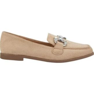 MOCASIN CON HERRAJE BEIGE SHOSH