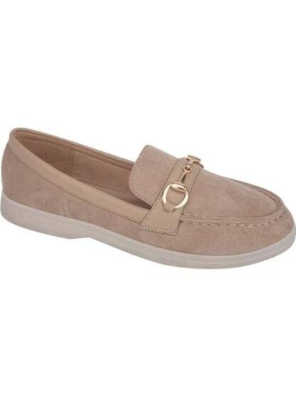 MOCASIN CON HERRAJE BEIGE SHOSH - Image 2