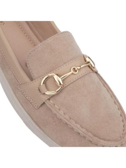 MOCASIN CON HERRAJE BEIGE SHOSH - Image 6