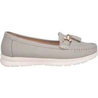 MOCASIN CON HERRAJE GRIS SHOSH