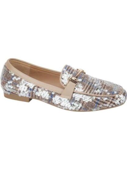 MOCASIN CON LENTEJUELA TAUPE VI LINE FASHION - Image 8