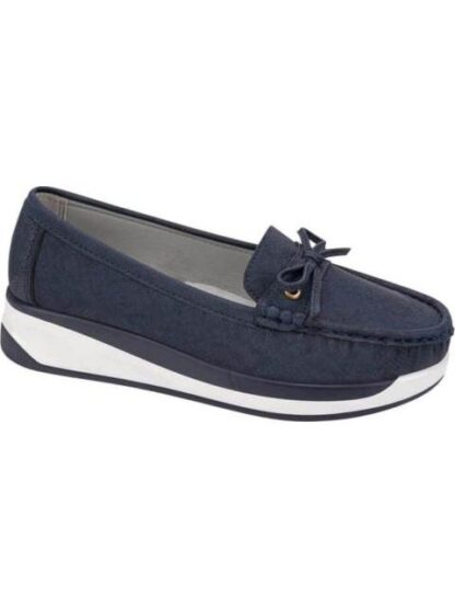 MOCASIN CON MOÑO AZUL MARINO SHOSH - Image 2