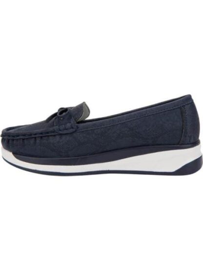 MOCASIN CON MOÑO AZUL MARINO SHOSH - Image 5