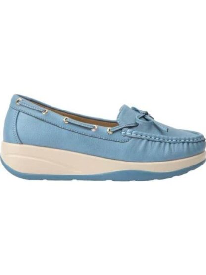 MOCASIN CON MOÑO AZUL SHOSH
