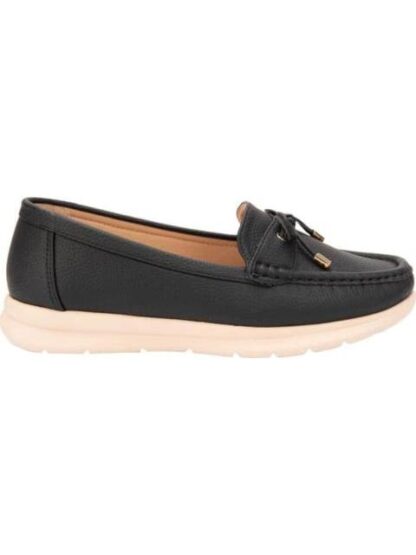 MOCASIN CON MOÑO NEGRO SHOSH