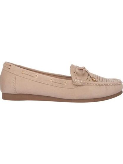 MOCASIN CON MOÑO NUDE SHOSH