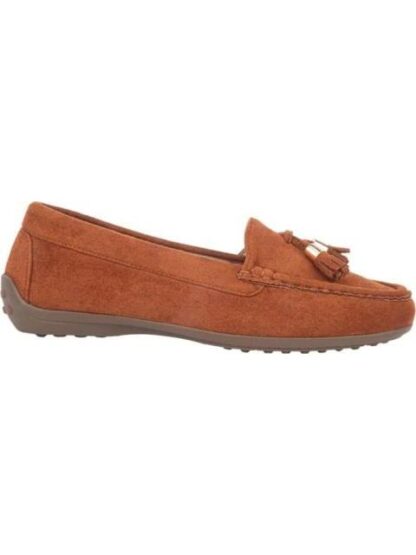 MOCASIN CON MOTAS ROJO LADRILLO SHOSH