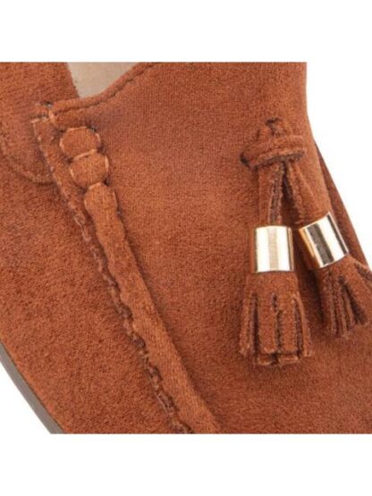 MOCASIN CON MOTAS ROJO LADRILLO SHOSH - Image 6