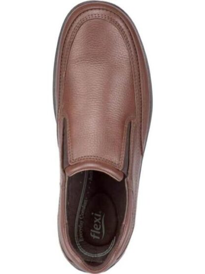 MOCASIN CONFORT AJUSTE ELASTICO CAFE FLEXI - Image 3