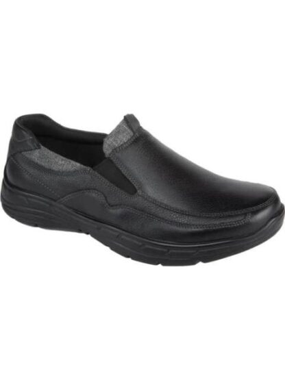 MOCASIN CONFORT PIEL NEGRO CALZADO PAZSTOR - Image 2