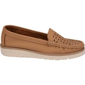 MOCASIN DE PIEL CAMEL SHOSH