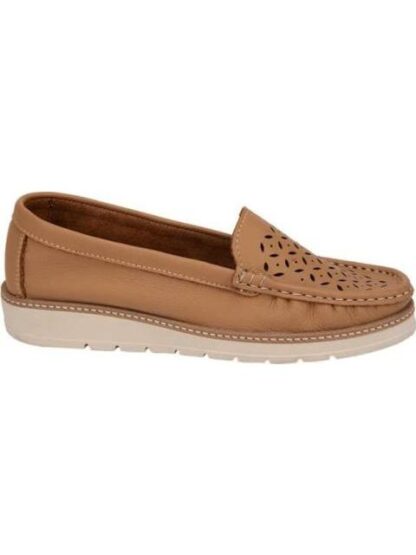 MOCASIN DE PIEL CAMEL SHOSH