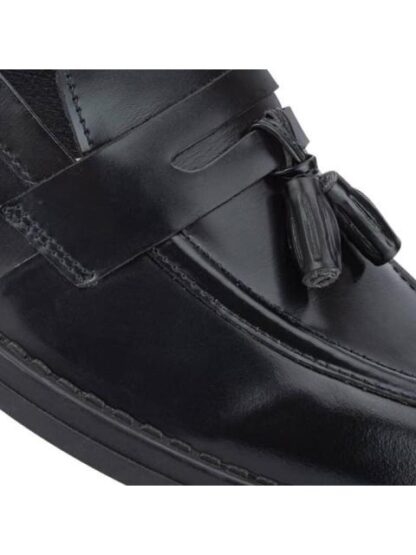 MOCASIN DE PIEL CON MOTAS NEGRO FLEXI - Image 6