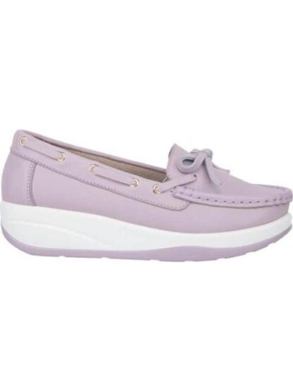 MOCASIN DE PIEL LILA SHOSH