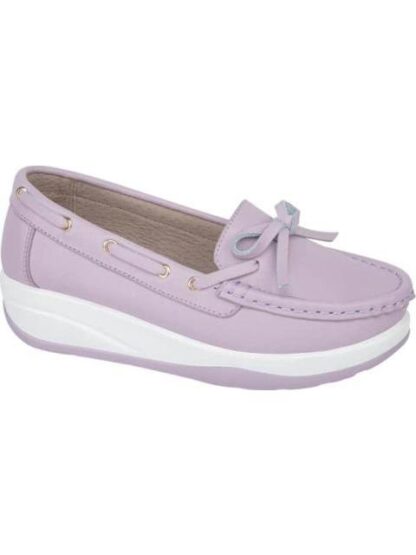 MOCASIN DE PIEL LILA SHOSH - Image 2