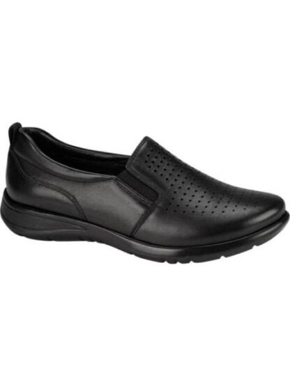 MOCASIN DE PIEL NEGRO CALZADO PAZSTOR