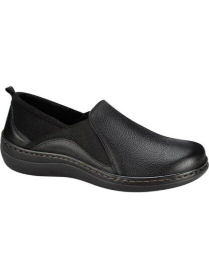 MOCASIN DE PIEL NEGRO FLEXI