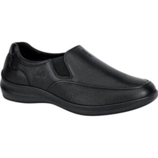 MOCASIN DE PIEL NEGRO FLEXI