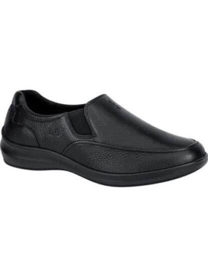 MOCASIN DE PIEL NEGRO FLEXI