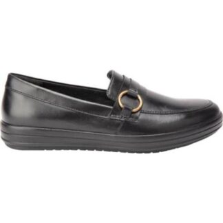 MOCASIN DE PIEL NEGRO FLEXI