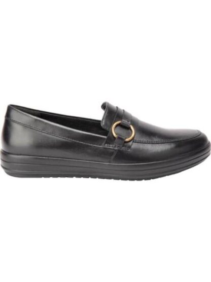 MOCASIN DE PIEL NEGRO FLEXI