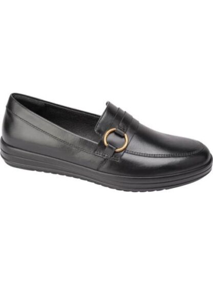 MOCASIN DE PIEL NEGRO FLEXI - Image 2