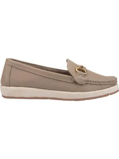MOCASIN DE PIEL NUDE SHOSH