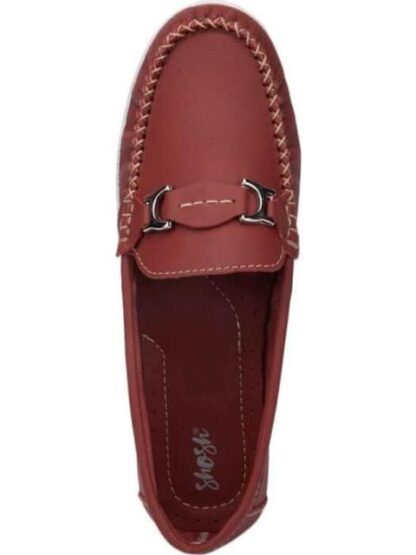 MOCASIN DE PIEL ROJO SHOSH - Image 3