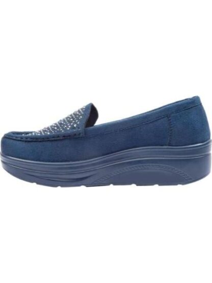 MOCASIN CON PEDRERIA AZUL MARINO SHOSH - Image 5