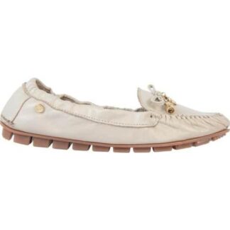 MOCASIN DRIVER DE PIEL BEIGE SHOSH FLEX
