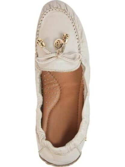 MOCASIN DRIVER DE PIEL BEIGE SHOSH FLEX - Image 3