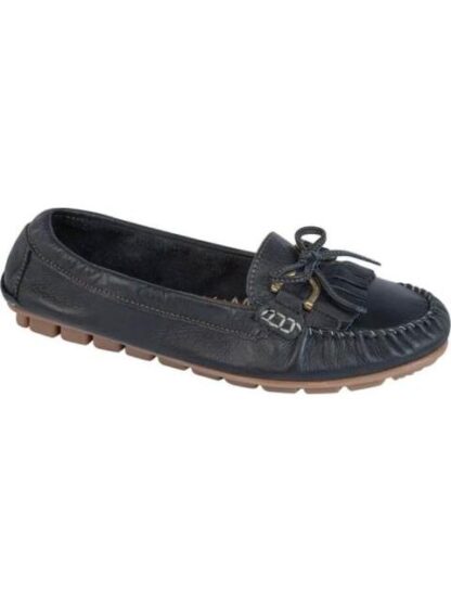 MOCASIN DRIVER DE PIEL NEGRO SHOSH FLEX - Image 2