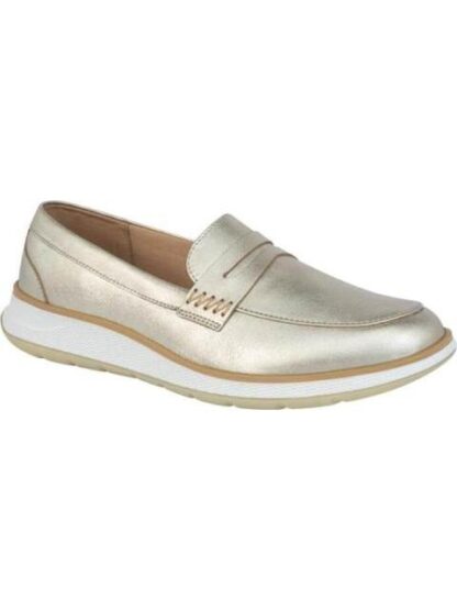 MOCASIN METALICO DE PIEL DORADO FLEXI - Image 2