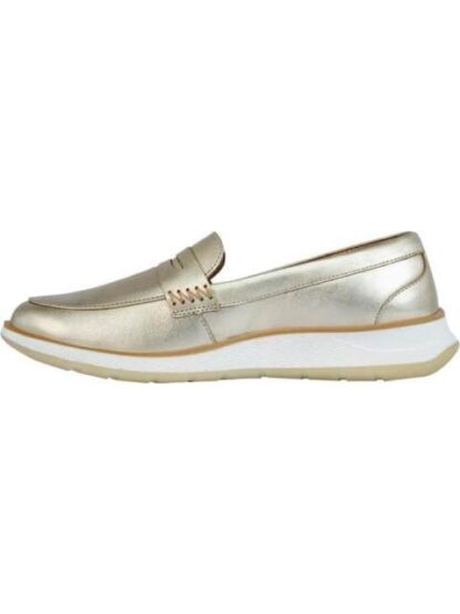 MOCASIN METALICO DE PIEL DORADO FLEXI - Image 5