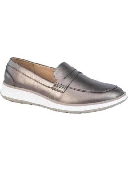 MOCASIN METALICO DE PIEL PEWTER FLEXI - Image 2