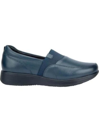 MOCASIN PIEL AZUL MARINO CALZADO PAZSTOR