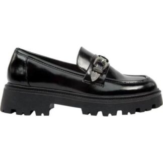 MOCASIN SUELA TRACK CON HEBILLAS NEGRO VI LINE FASHION