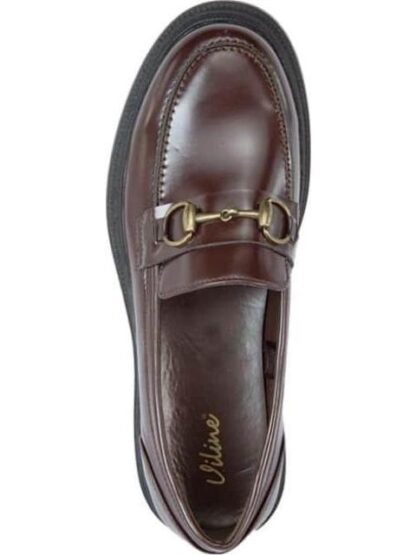MOCASIN SUELA TRACK CON HERRAJE CAFE VI LINE - Image 3