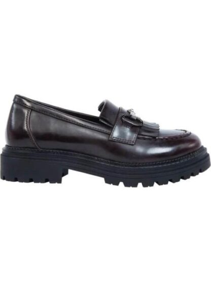 MOCASIN SUELA TRACK CON HERRAJE VINO VI LINE FASHION