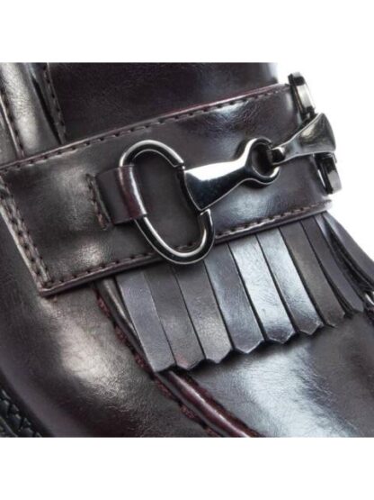 MOCASIN SUELA TRACK CON HERRAJE VINO VI LINE FASHION - Image 6