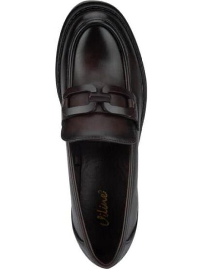 MOCASIN TACON ANCHO CON HERRAJE CAFE VI LINE FASHION - Image 3