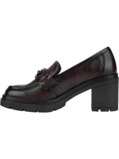 MOCASIN TACON ANCHO CON HERRAJE CAFE VI LINE FASHION - Image 5
