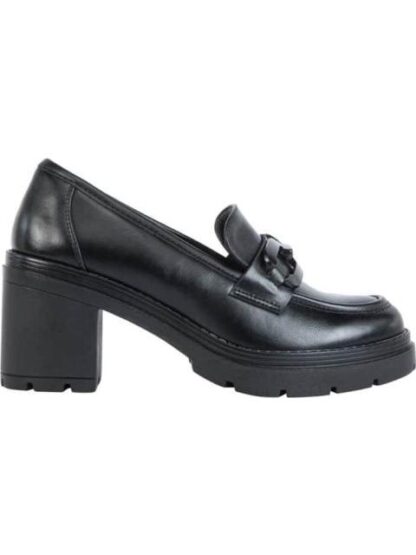 MOCASIN TACON ANCHO CON HERRAJE NEGRO VI LINE FASHION