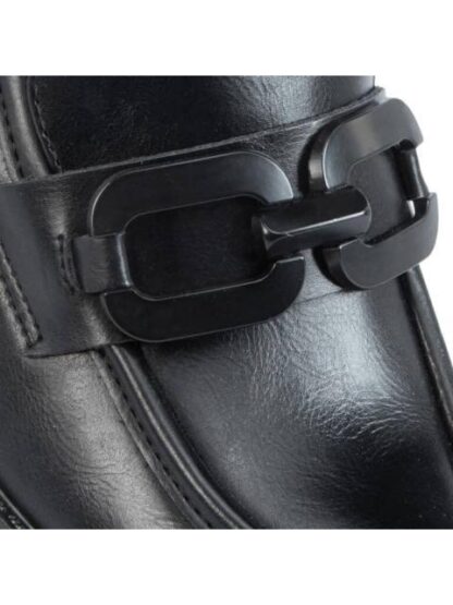 MOCASIN TACON ANCHO CON HERRAJE NEGRO VI LINE FASHION - Image 6