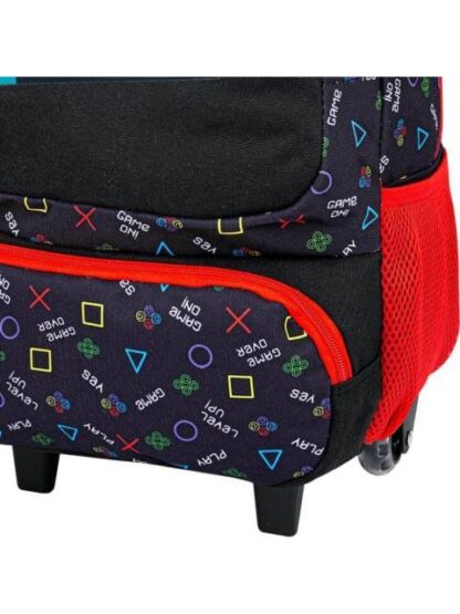 MOCHILA CON RUEDAS ESCOLAR NEGRO KEBO KIDS - Image 6