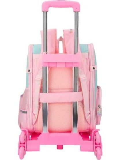 MOCHILA CON RUEDAS ESCOLAR ROSA CUTIE ZOO - Image 3