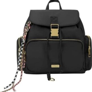 MOCHILA DE NYLON CASUAL TEXTIL NEGRO HOLLY LAND