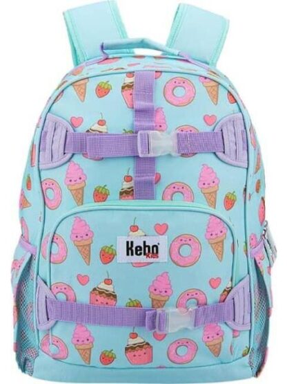 MOCHILA ESCOLAR AZUL MENTA KEBO KIDS